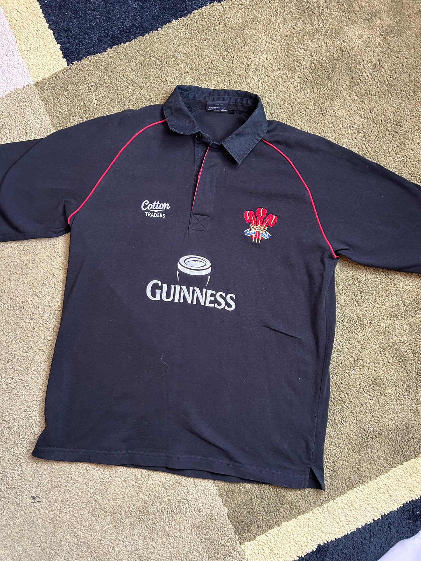 Cotton Traders & Guinness Wales Vintage Rugby Shirt - Large
