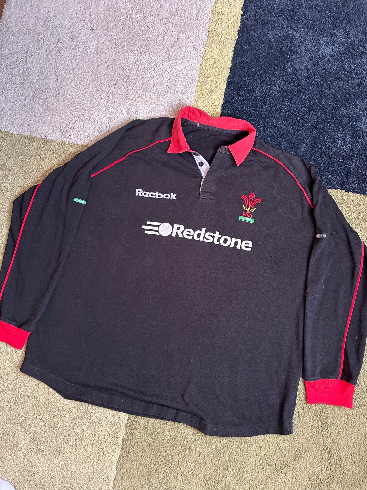Reebok Wales Vintage Rugby Shirt - 2XL