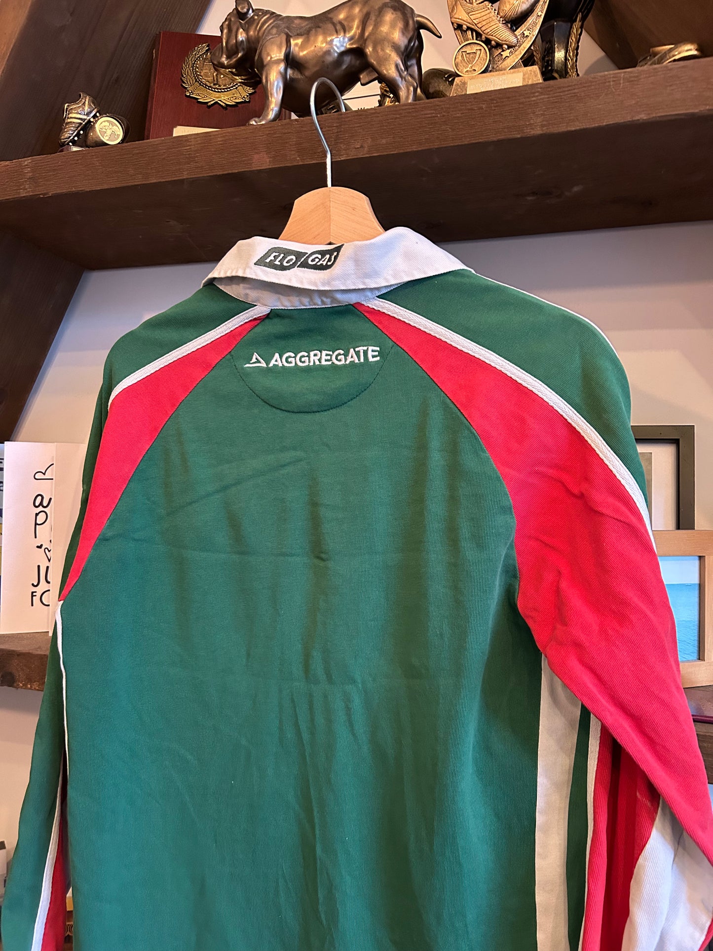 Cotton Traders Leicester Tigers Vintage Rugby Shirt - Medium