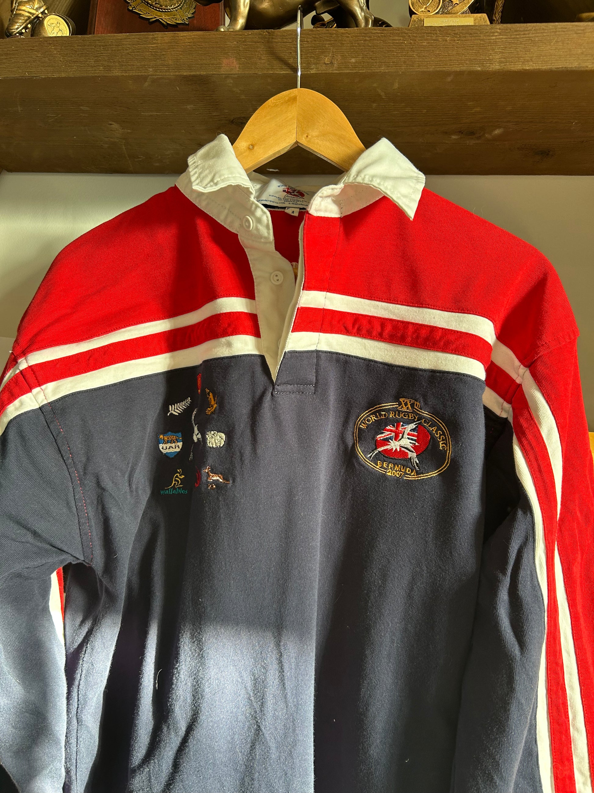 World Rugby Classic Bermuda 2007 Vintage Rugby Shirt - Medium 