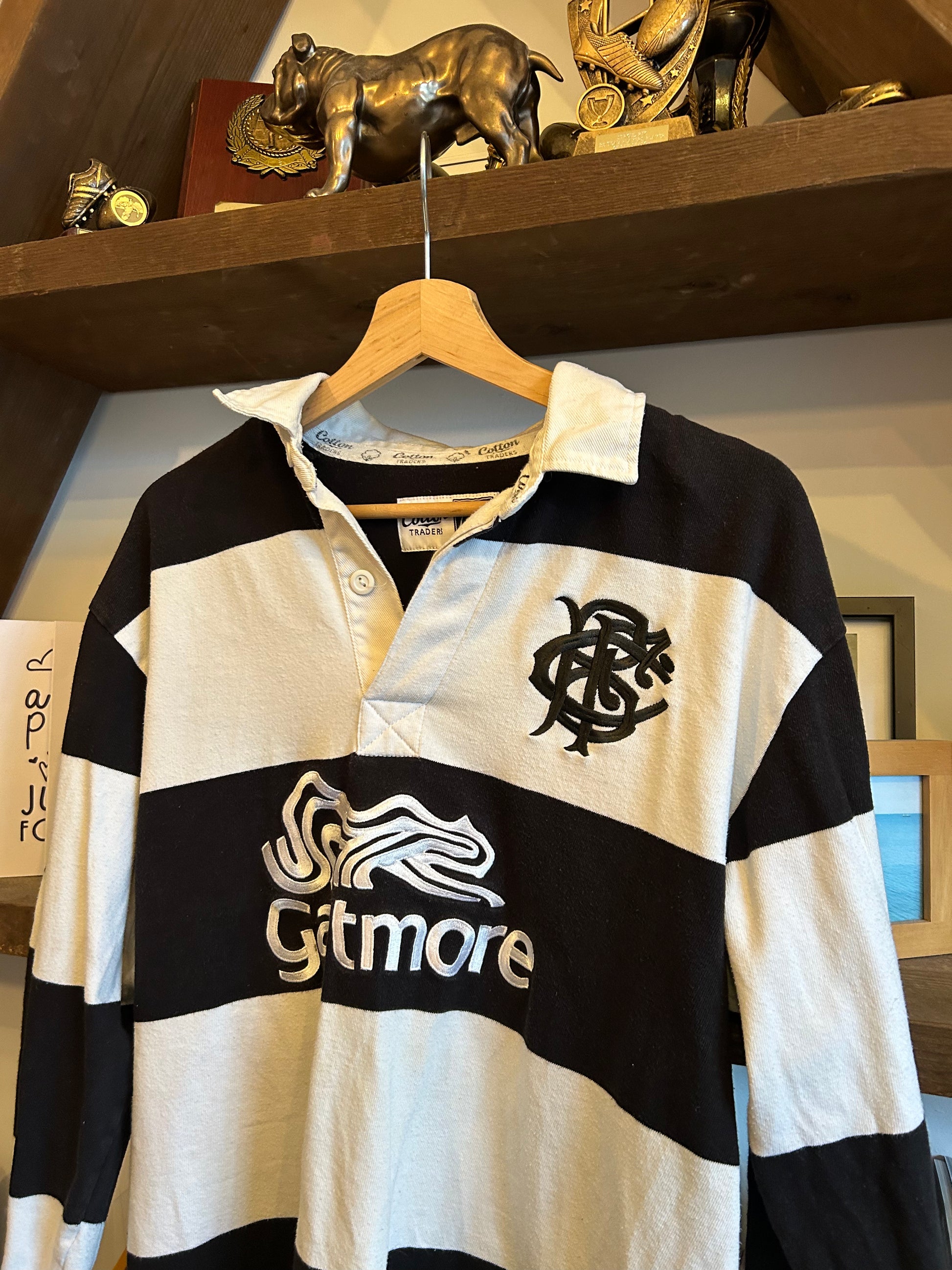 Cotton Traders Barbarians Vintage Rugby Shirt - Large